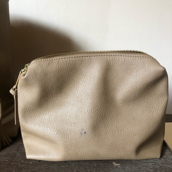 { steve madden } camel bag set snakeskin lined - Picture 7 of 8